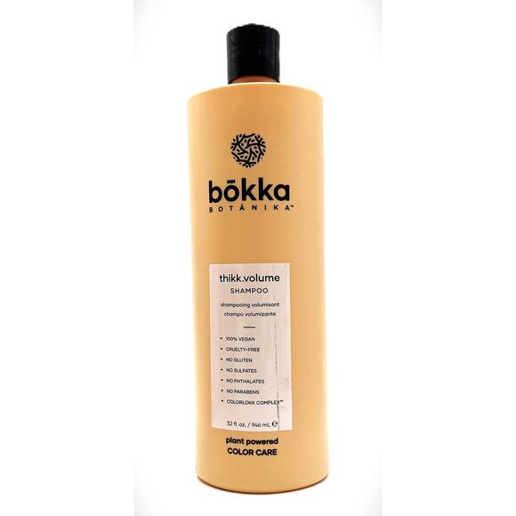 Bokka thikk.volume conditioner plant powered Color Care Shampoo 32 fl.oz